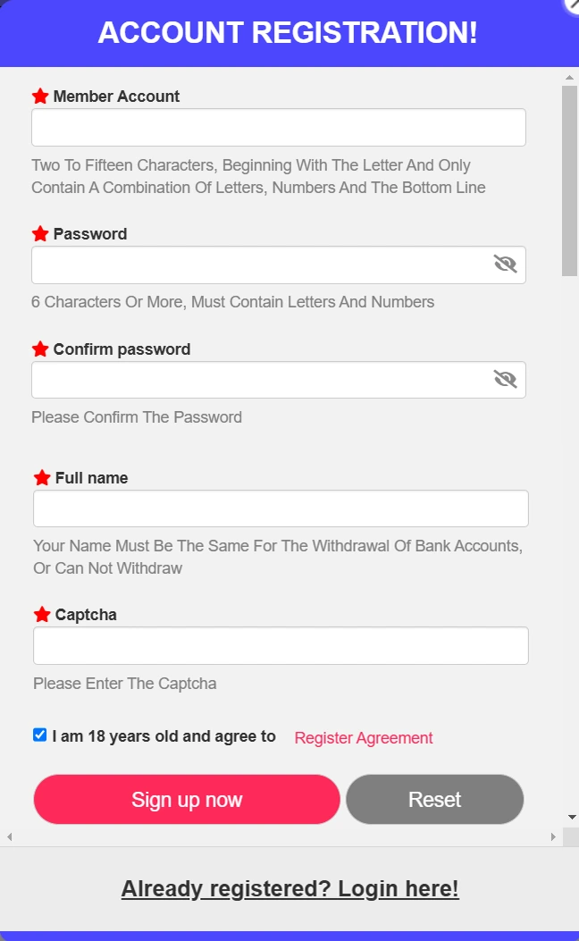 magrehistro ng ph365 account
